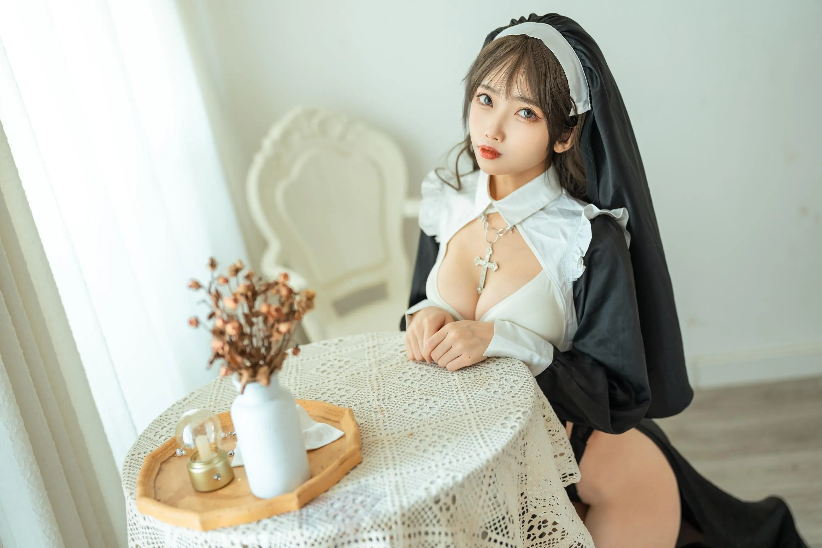 杏仁曲奇 – NO.05 忏悔修女 [45P]插图6